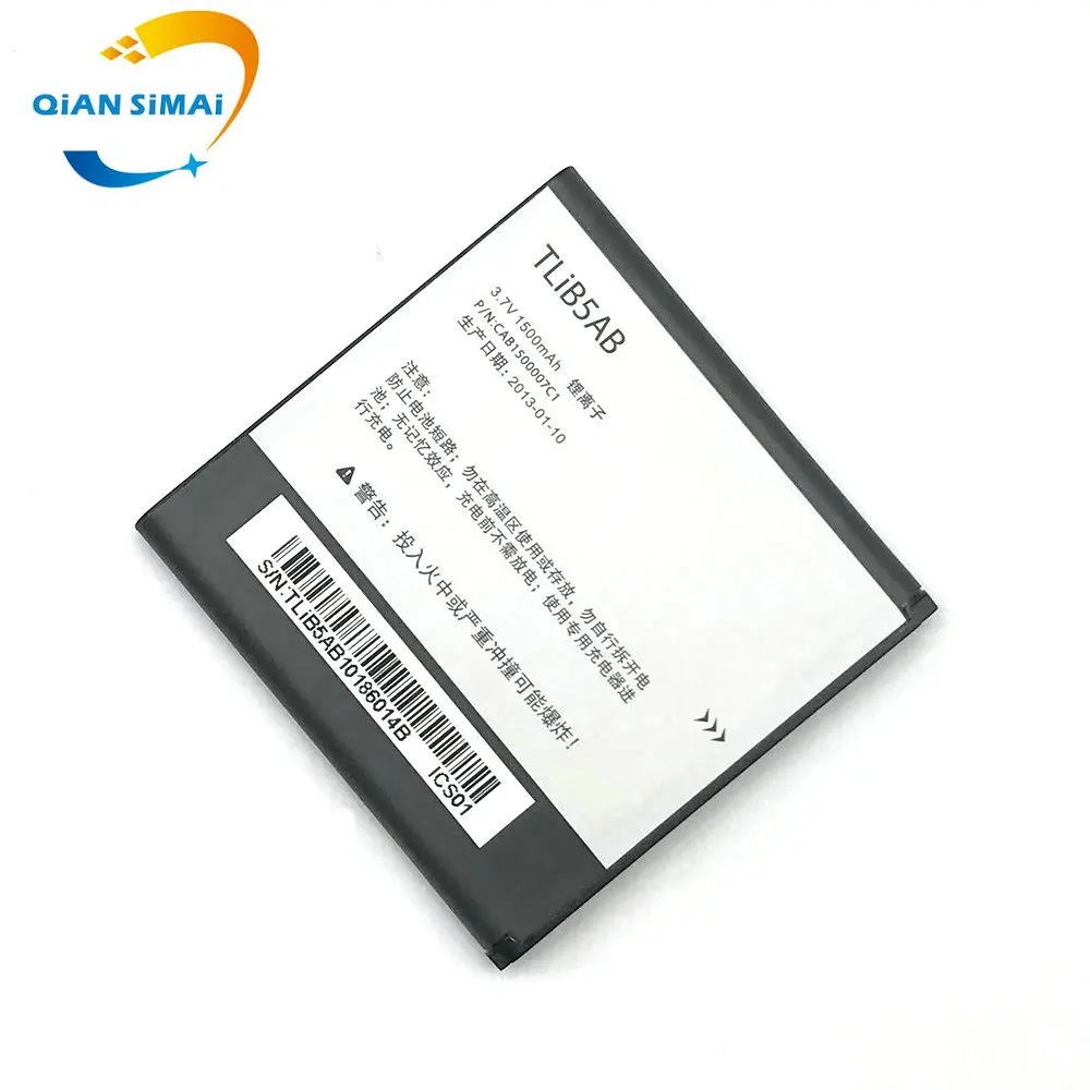 Новый аккумулятор CAB32A0000C1 CAB32A0000C2 TLiB5AB для ALCATEL One Touch OT 6010 Dual 992D TCL A980 A986 D662 S500 S600|battery