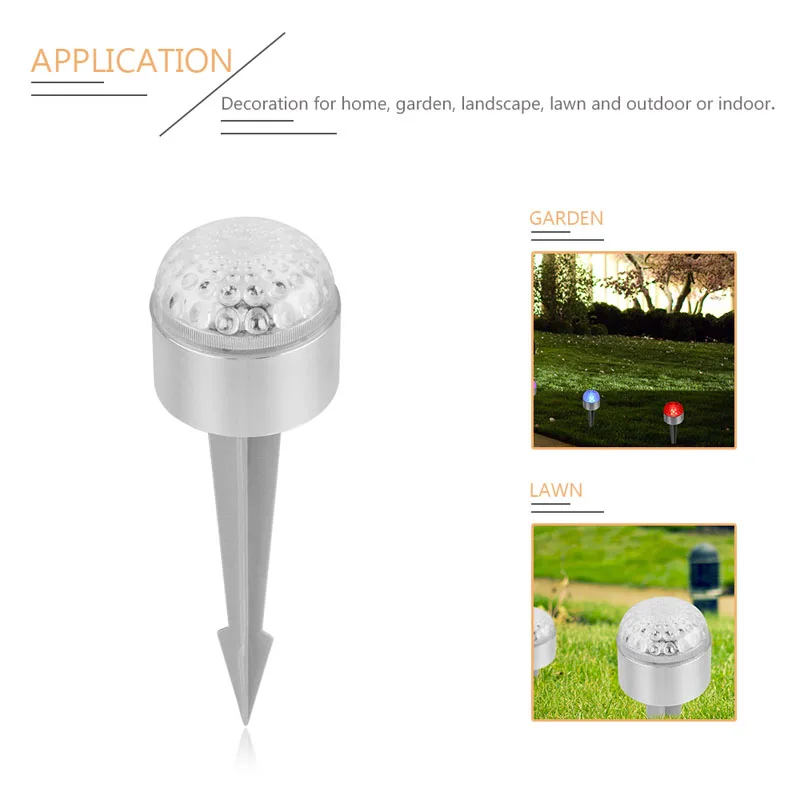 Светодиодный RGB светильник для газона с дистанционным управлением лампа двора