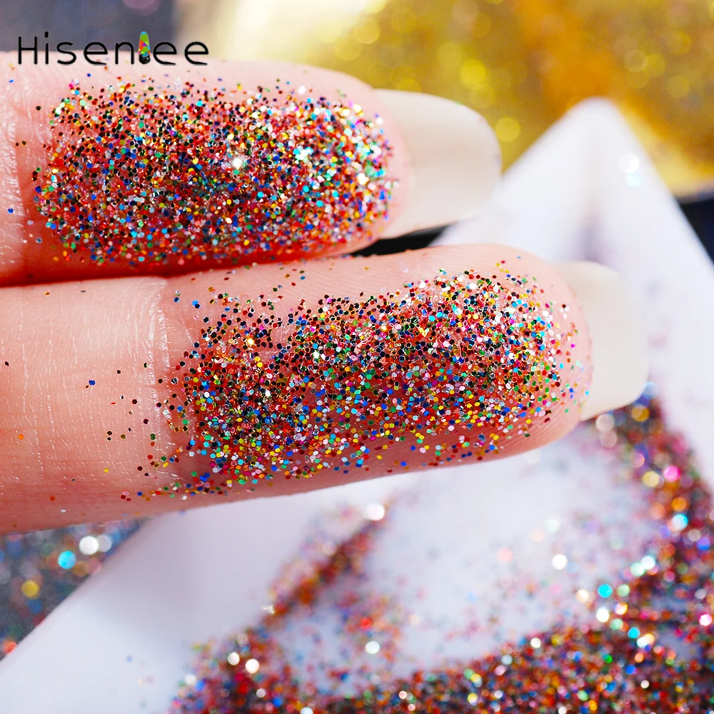 

Trendy 30Bags 10G/Bag Holographic Glitter Powder AB Shining Sugar Nail Glitter Hot Sale Dust Powder for Nail Art Tips Decoration