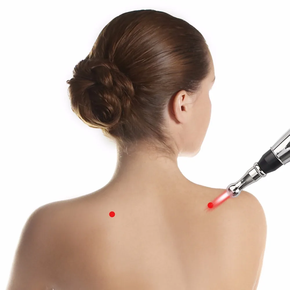 Меридиан энергии иглоукалывание ручка Лазерная электронный импульс