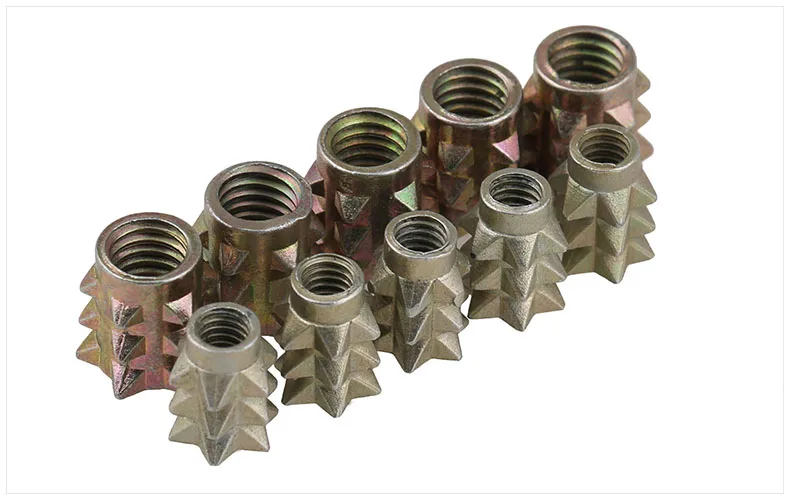 

Home nut, spike nut furniture link nut furniture connector M4*10 M6*10 nut