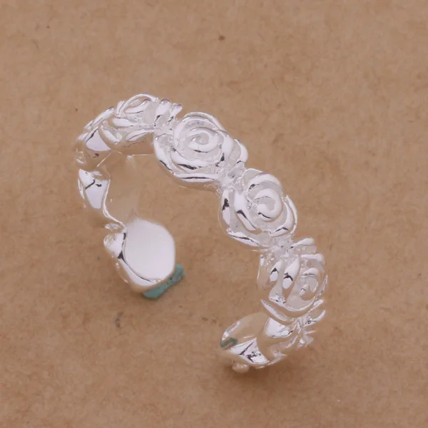 Оптовая продажа высококачественные посеребренные модные ювелирные кольца |