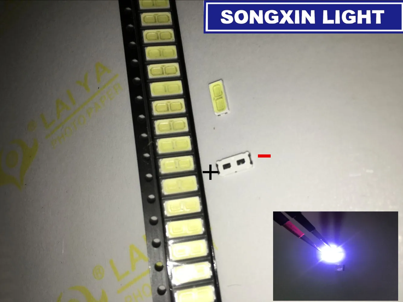 3000 шт LG 7030 SMD светодиодный холодный белый 1w 110LM 6v 350mA супер яркий для LCD Backlihgt smd