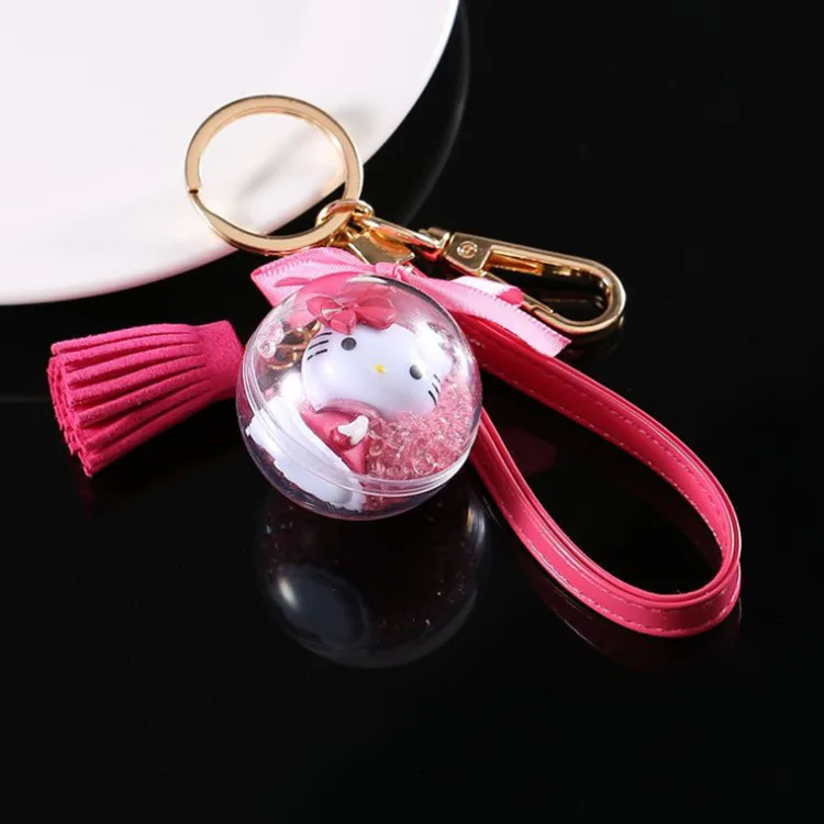 Брелок Hello Kitty мультфильм Кристалл KT кошка Пряжка автомобиль женщина прекрасный