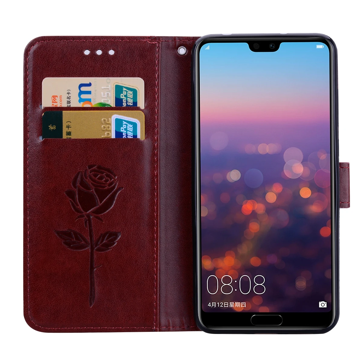 Кожаный чехол книжка для Huawei Honor 8X 8C 8A 7A Pro Ru Y6 Y7 Prime 2018 P Smart Plus P20 lite Mate 20