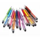 (1 шт.Продажа) гелевая ручка, креативные шариковые ручки с кристаллами и стразами, канцелярские принадлежности, шариковая ручка, стилус, сенсорная ручка, масляная черная заправка