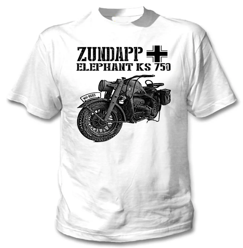 Zundapp слон Ks 750 Германия Вторую мировую войну-новые белые 2019 летняя брендовая