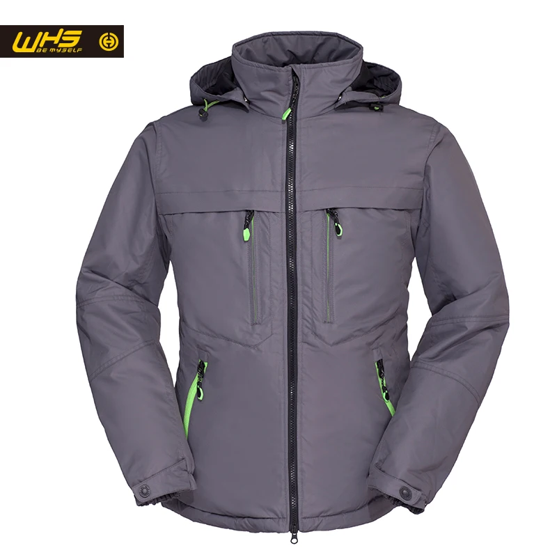 WHS 2017тонкий синтепон для Мужчины Многоцветный спорт теплая Куртка открытый отдых