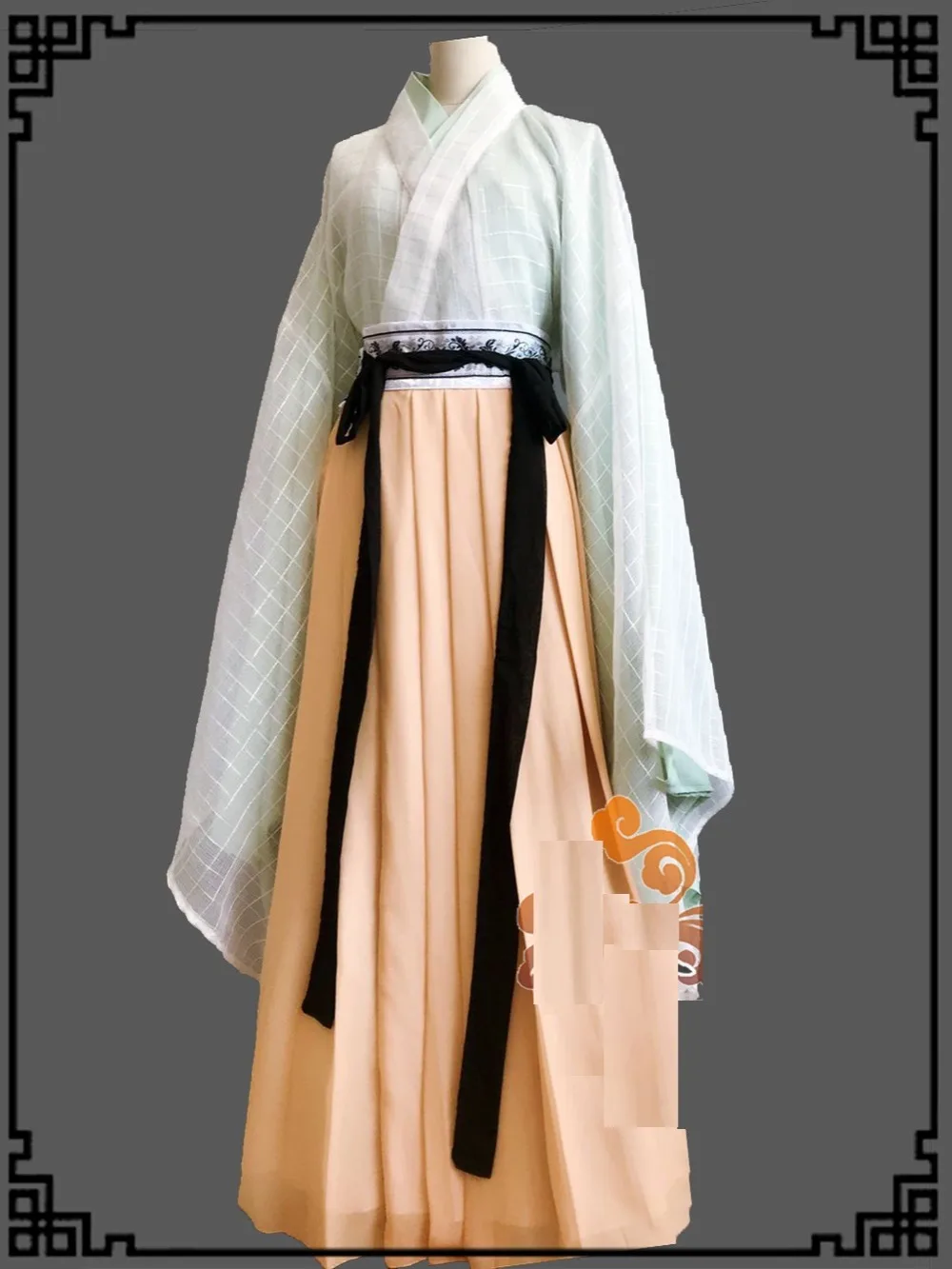 Женский костюм для косплея Hanfu старинный китайский династии Вэй Цзинь поэма