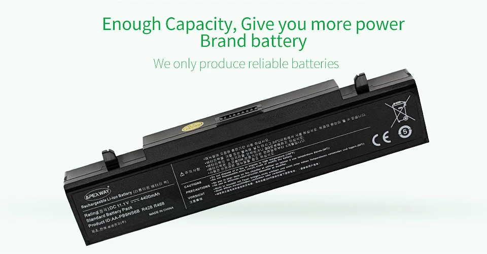 6 ячеек ноутбук Батарея R528 Aa Pb9ns6b для samsung AA-PB9NS6B PB9NC6B R540 R519 R525 R530 R580 R430 RV511 RV411 RV508 R510