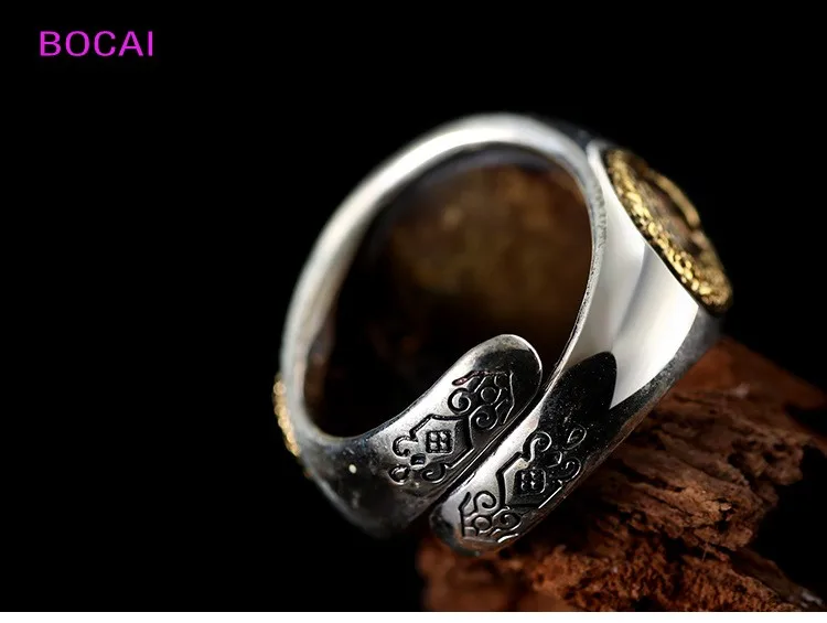 Женское и мужское регулируемое кольцо из серебра 925 пробы|sterling silver rings|silver ringadjustable