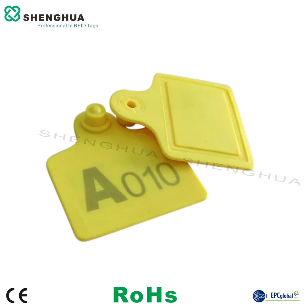 10 шт./кор. RFID УВЧ пассивный ушной ярлык для печати ушные метки животных