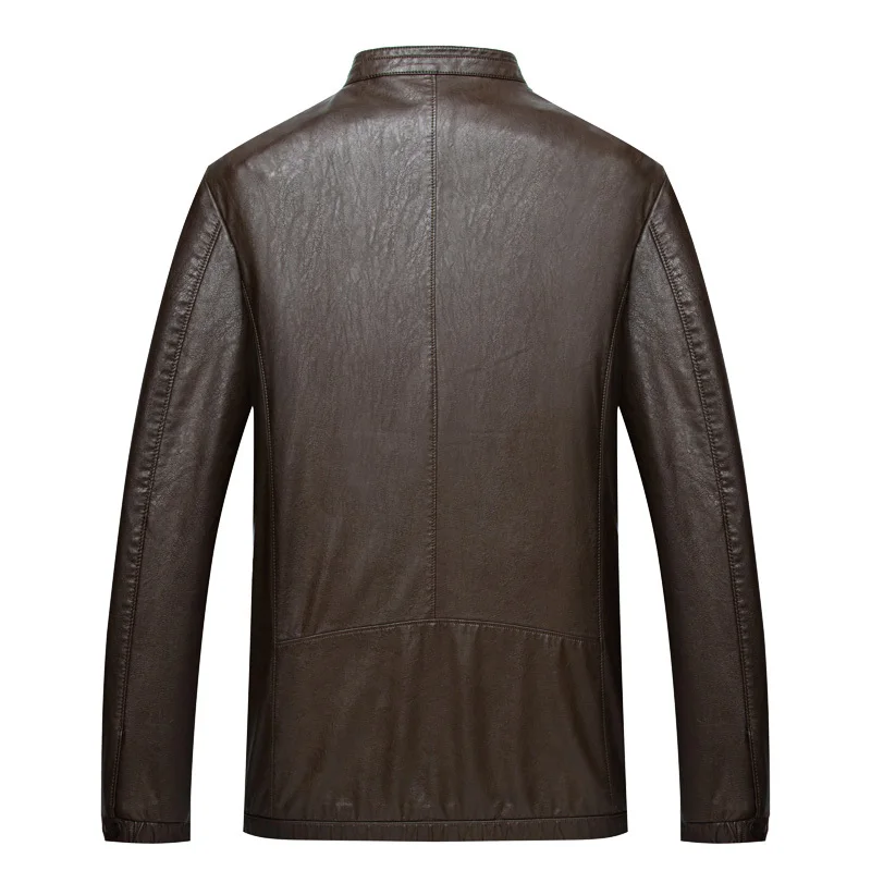 Плюс 8XL 6XL 5XL Винтаж проблемных кожаная куртка Для мужчин коровьей кожи теленка
