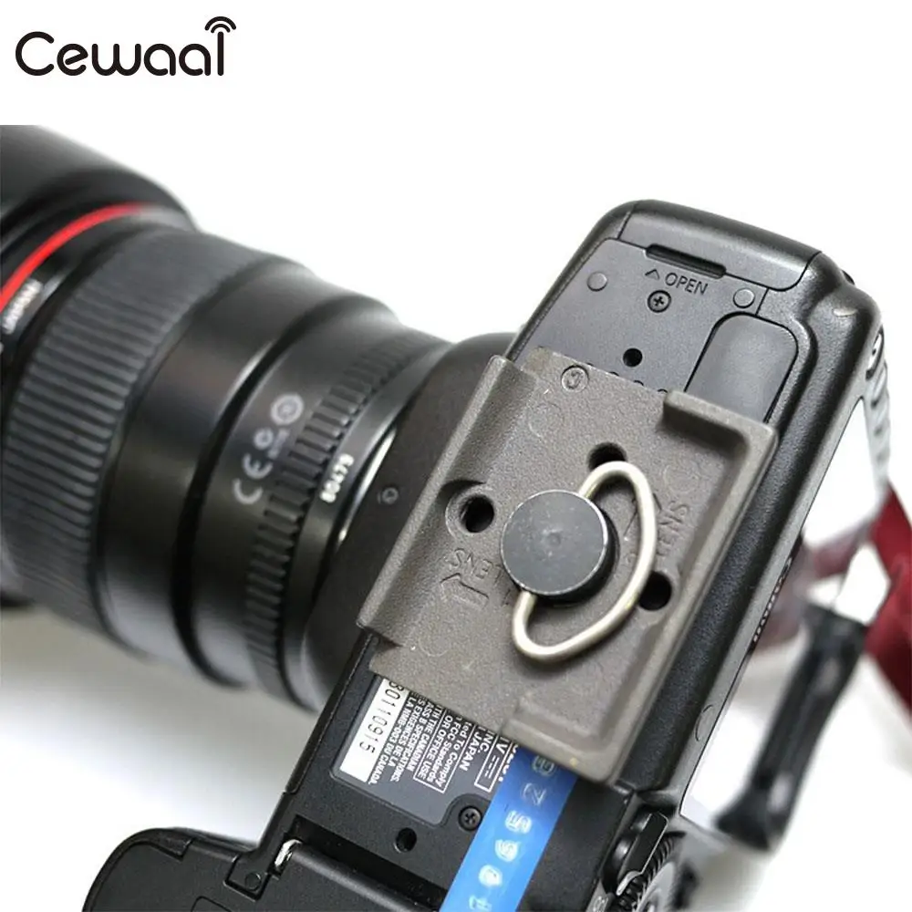 Black Quick Release Plate QR Shoe Clamp Monopod for Manfrotto 200PL-14 Sturdy Premium | Электроника