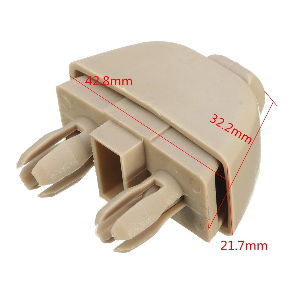 Бежевый внутренняя солнцезащитные крюк для козырька зажим Кронштейн Audi A1 A3 A4 A5 Q3