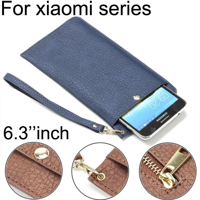 Роскошный кошелек на молнии для xiaomi 5S 2s 3s 3x prime чехол из искусственной кожи чехлы