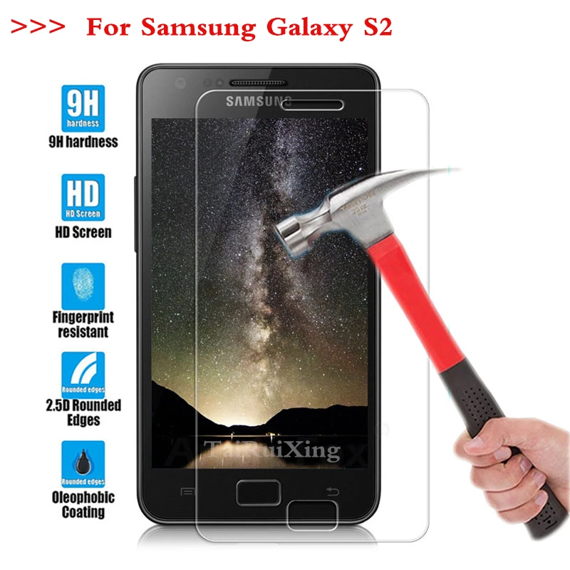 Защитная пленка для экрана 0 3 мм 9H 25D Премиум Закаленное стекло Samsung Galaxy S2 Plus i9105 SII