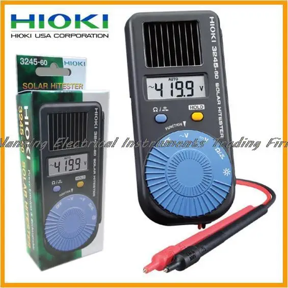 Портативный цифровой мультиметр HIOKI 3245 60 FMI с солнечной батареей|digital multimeter|multimeter