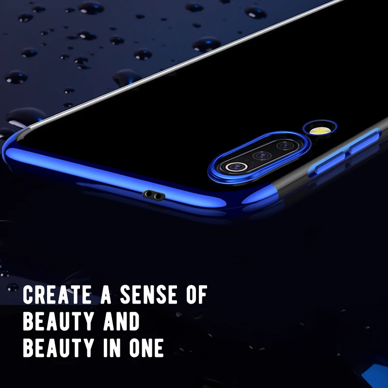 Чехол для телефона с избыточным ветром Xiaomi Mi9 Mi9SE задняя крышка прозрачный мягкий