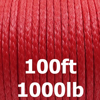 200lb-1000lb СВМПЭ плетеная леска для рыбалки, супер сильные снасти для соленой воды, аксессуары, большой змей, леска, веревка для улицы, веревка, шнур - Цвет: 100ft 1000lb Red