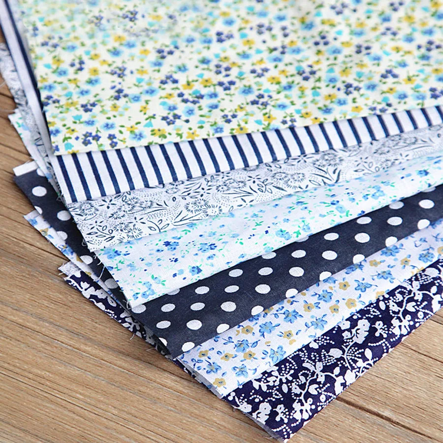 7 шт. тонкая хлопковая ткань 25 х25 см|cotton fabric patchwork|fabric patchworkcloth |