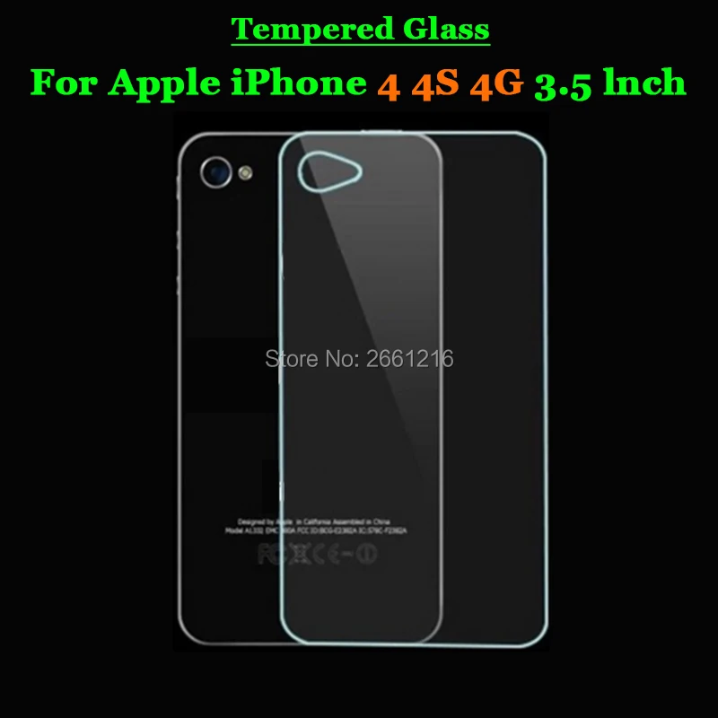 Закаленное стекло 9H 2.5D для iPhone 4 Защитная пленка экрана класса премиум Apple 4S 4G 3 5&quot