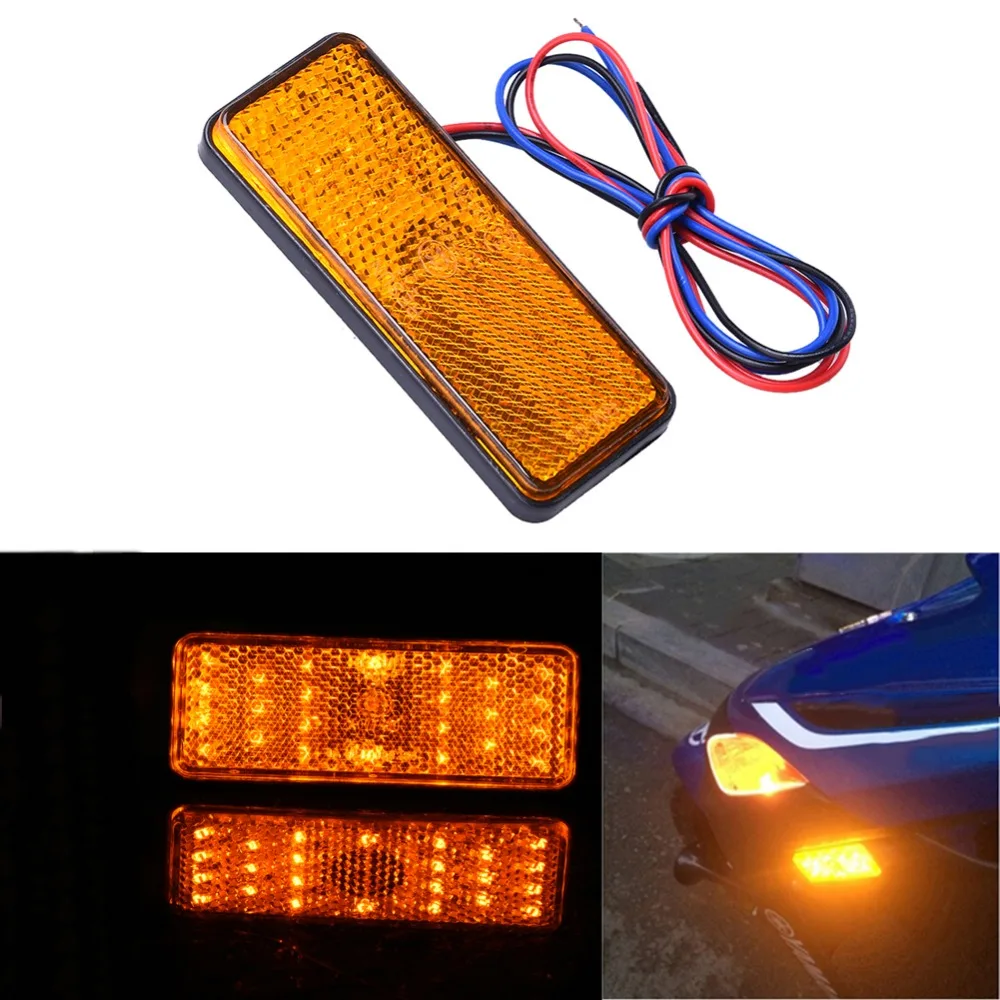 24 SMD светодиодный задний стоп сигнал автоматический светильник квадратный