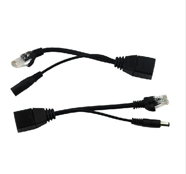 10 pair/lot PoE кабель комплект пассивный сплиттер инжектор адаптер электропитание над