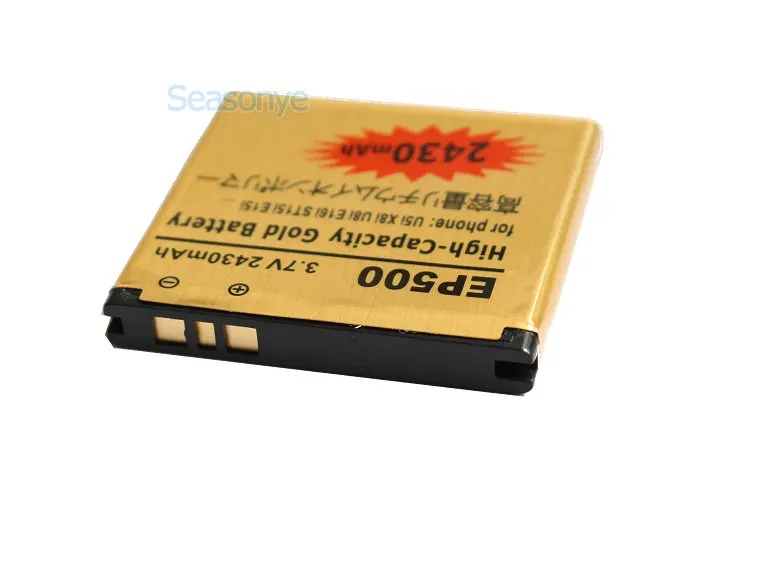 Seasonye 3 шт./лот 2430 мАч EP500 Золотая сменная батарея для Pro W8 WT18i ST15i E15i SK17i E16i Mini X8 X8i X7 U5i +