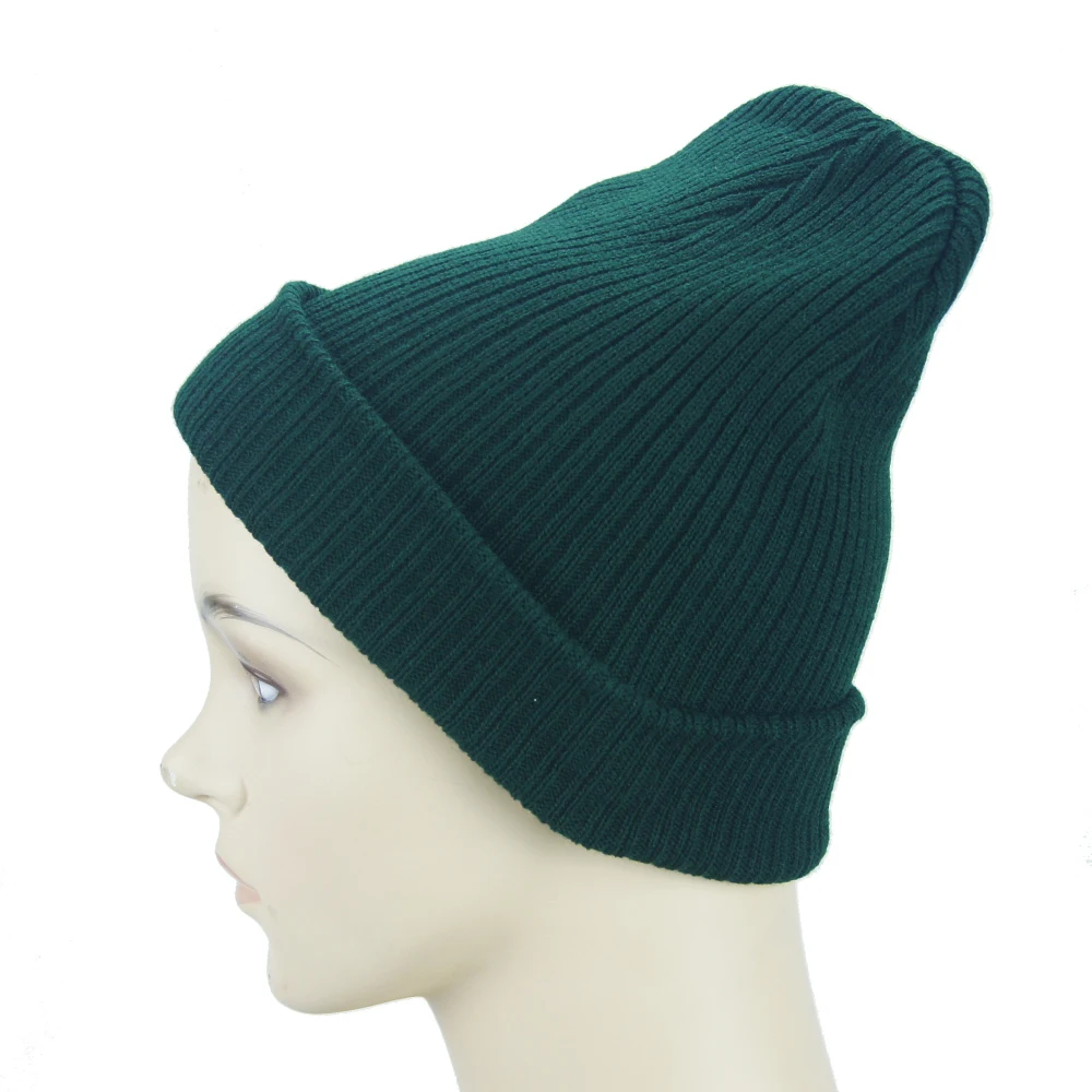 Новинка 2017 зимние шапки одноцветная шапка для женщин унисекс простые теплые
