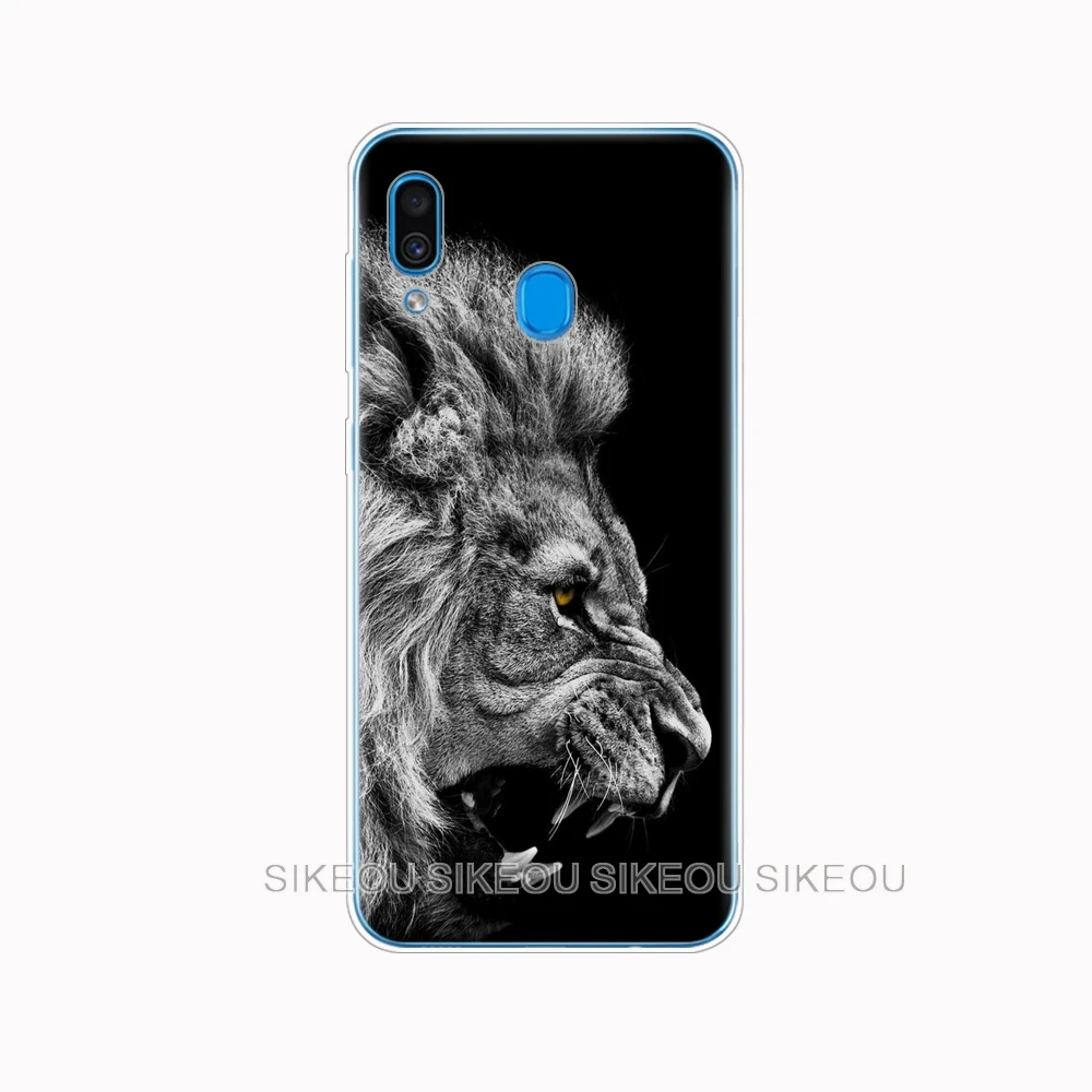 10111 Силиконовый чехол для Samsung Galaxy A50 A10 A30 A30S A40 A70 A 50 бампер для телефона Волк тигр лев леопард медведь - Цвет: 10111