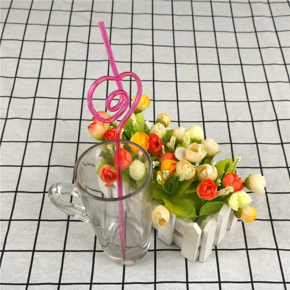 10 шт. пластиковые соломинки для молока и чая|Одноразовая посуда вечеринок| |