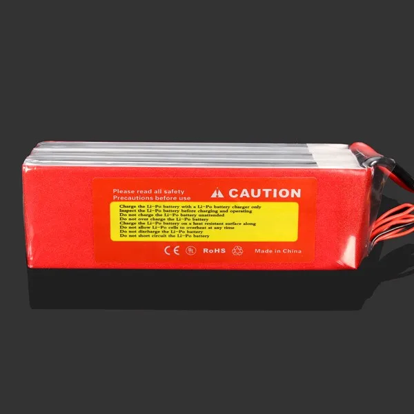 1 шт. ZOP Power LiPo аккумулятор 22 2 в 6000 мАч 35C XT60 разъем для радиоуправляемого