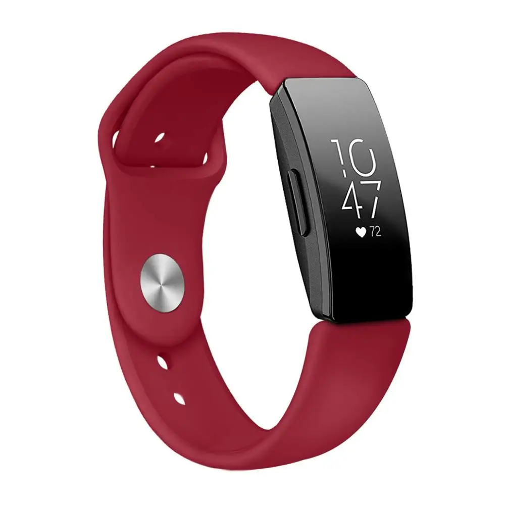 Силиконовые ТПУ ремни для Fitbit Inspire HR Band смарт часы Браслет аксессуары спортивные