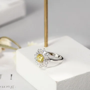 

Recommends Sunflower Ring 1:1 Swa Female Women Fashion High Quality