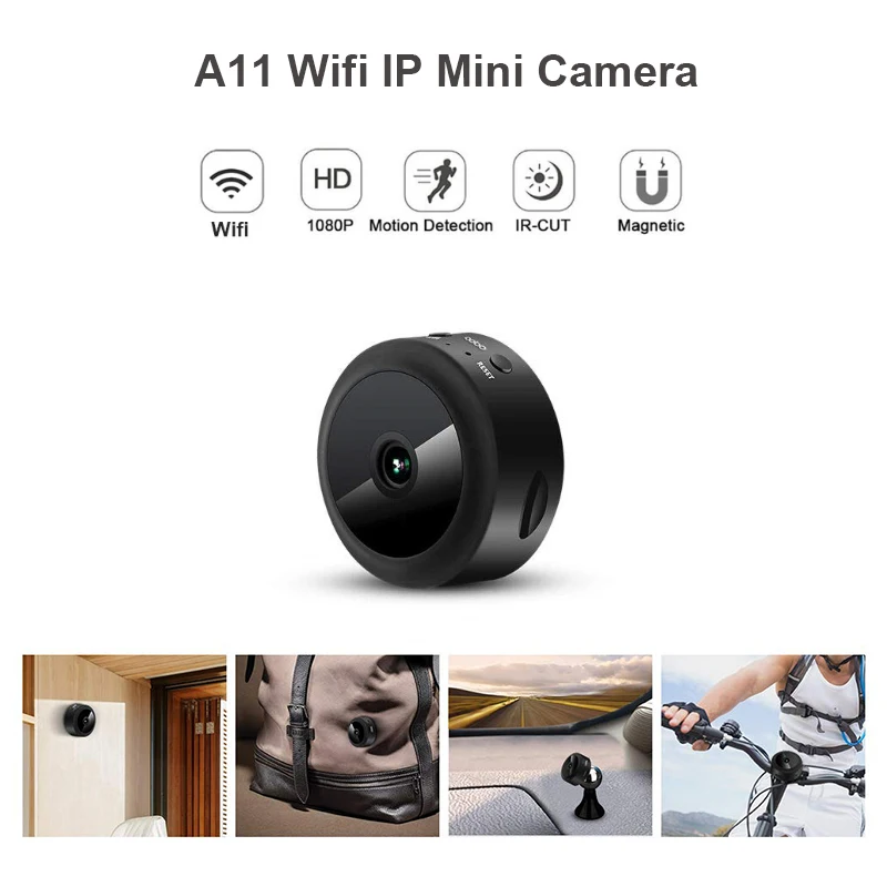 A11 Wifi IP мини камера Full HD 1080P секретная ИК ночного видения микро обнаружения