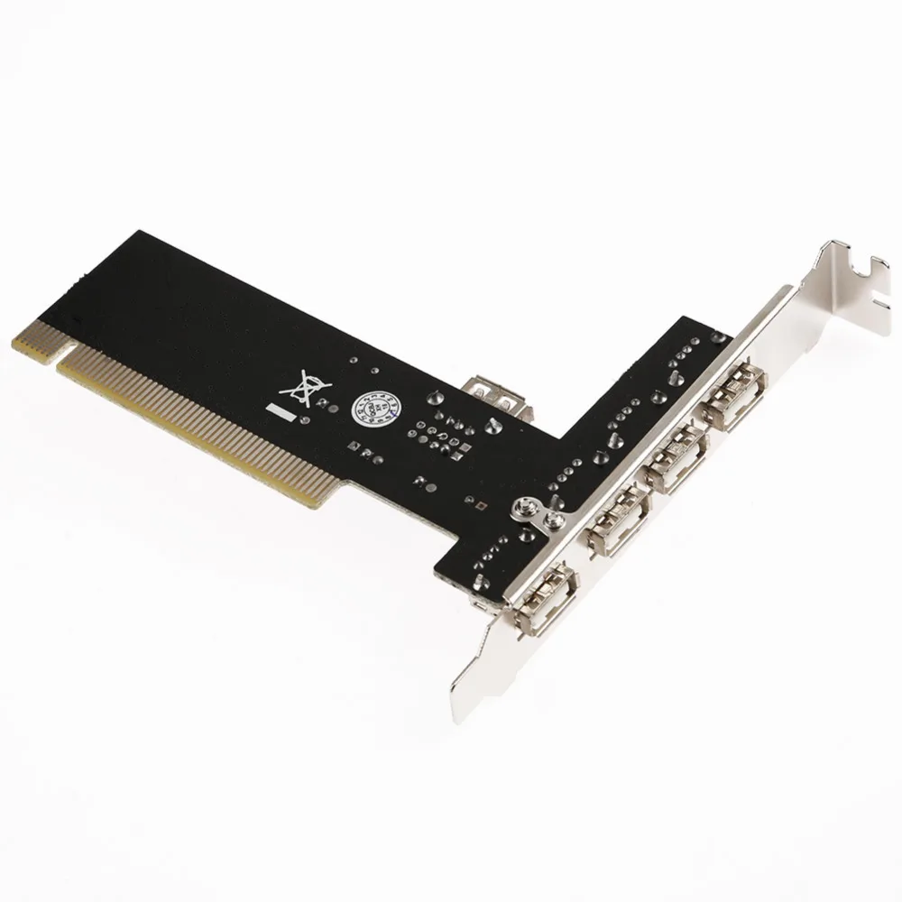 PCI E 4 порта USB 2 0 концентратор преобразователь Экспресс Плата расширения адаптер