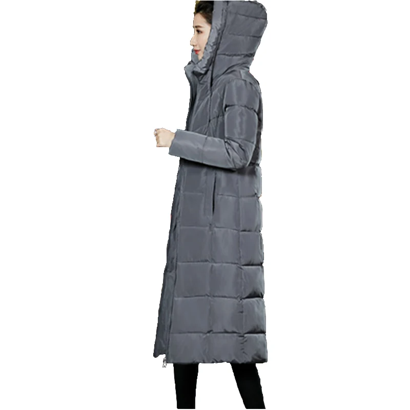 6XL размера плюс женская хлопковая куртка на пуху 2018 зимняя новая утолщенная