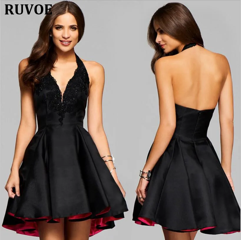 Черное высококачественное Модное новое осеннее платье без рукавов сексуальное с