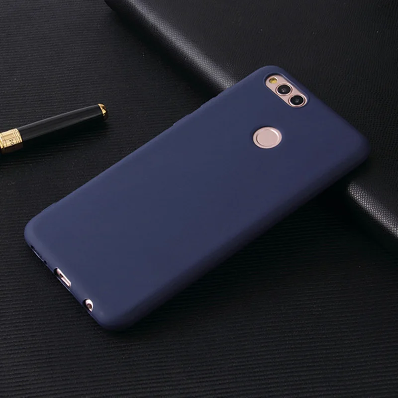 Желтый яркий матовый прозрачный ТПУ чехол для huawei Honor 8 Pro 9N V8 V9 Play V10 V20 10 Lite 10i 20i милый ТПУ резиновый чехол