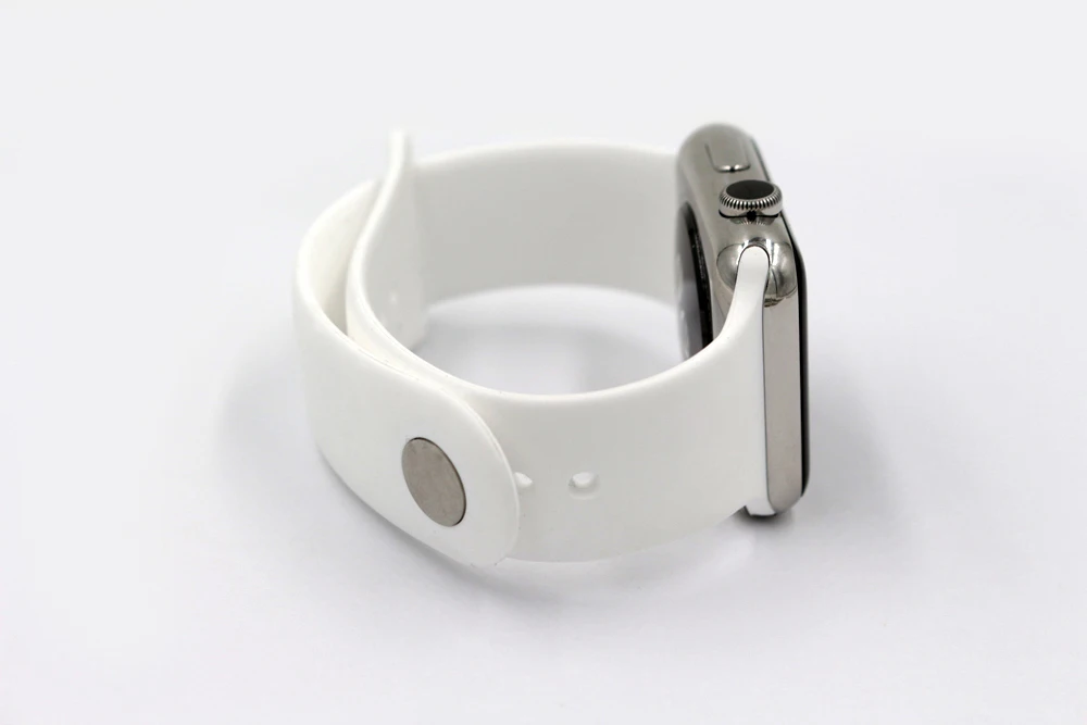 Ремешок URVOI для apple watch серии 5 4321 ремешок для iWatch мягкий силиконовый сменный прочный спортивный ремешок с застежкой