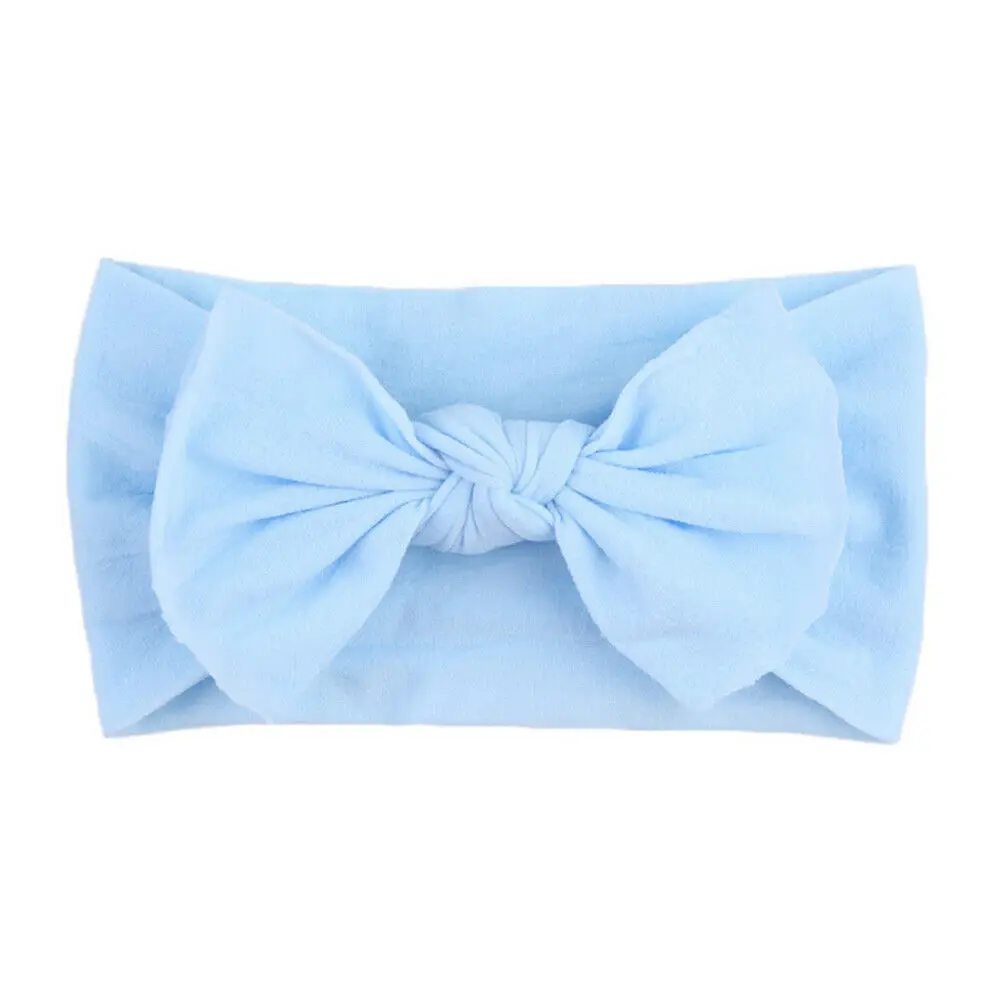 Новые детские аксессуары для девочек однотонная ободок волос головные уборы