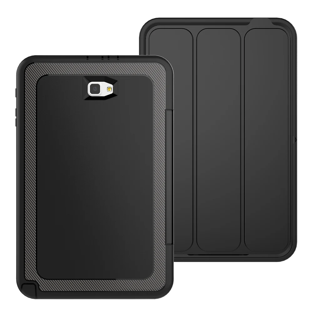 Для Samsung Galaxy Tab A 2016 10 1 T580 (No Sen) T585 3-слойный умный чехол ударопрочный сверхпрочный