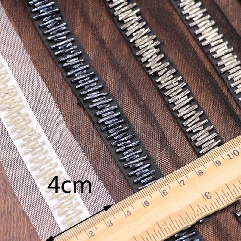 2Meters Pearl Beaded Lace Trims Mesh Ribbon Fabric Decorative Trimmings Wedding Dress Collar Applique DIY Crafts | Дом и сад