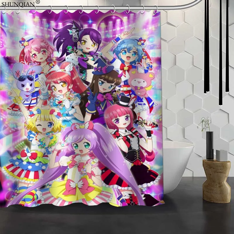 Новинка Pripara idol Time на заказ занавеска для душа водонепроницаемая ткань