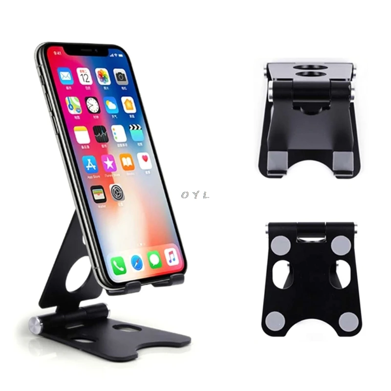 Алюминиевый Универсальный складной регулируемый держатель для мобильного