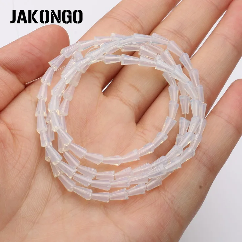 Стеклянные бусины в форме пагоды JAKONGO 3 мм * 6 свободные для изготовления браслетов