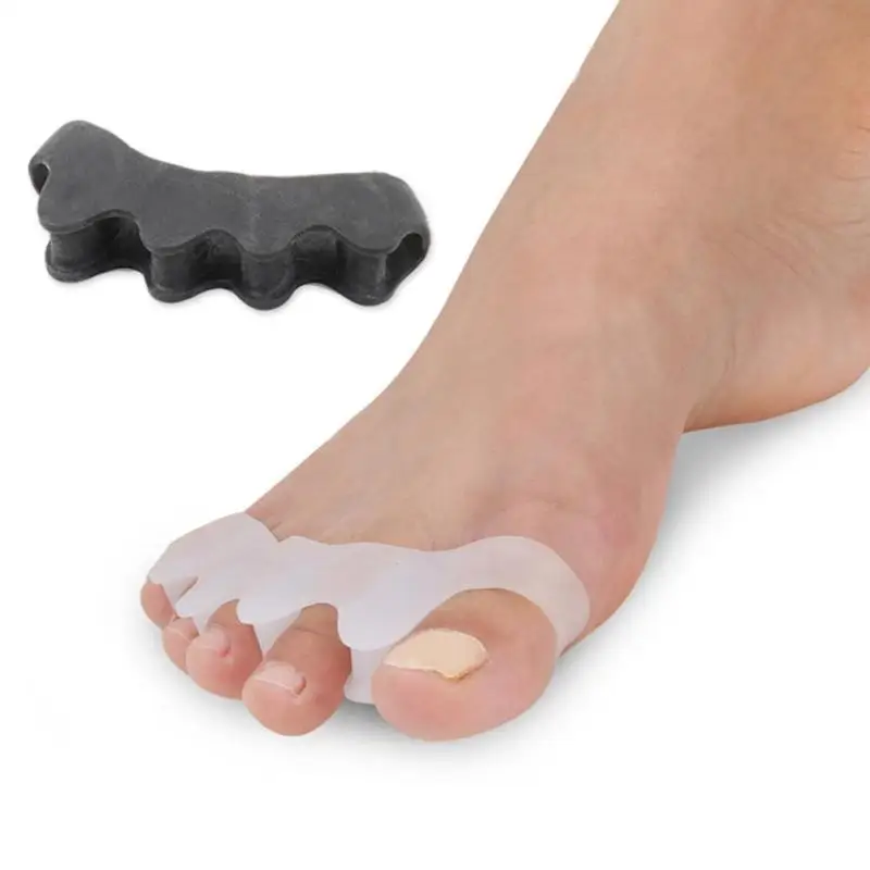 2PCS Toe Separators Foot Care Tool Silicone Protector Straightener Spreader Correctors Alignment Overlapping Toes Orthotics Z3 |