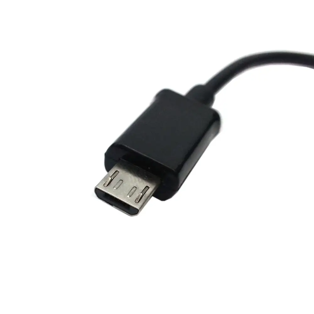 Длинный 9 мм Разъем Белый/Черный Micro USB кабель для передачи данных Samsung Huawei HTC