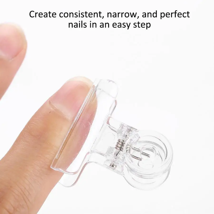 5pcs 4 Colors C Curve Nail Extension Clips Multi-functional Plastic Art Accessories | Красота и здоровье